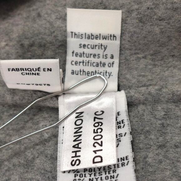 DVF Diane Von Furstenberg Shannon Coat Jacket Womens Small Gray Corporate Siren - Picture 7 of 16